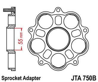 JTA750B — Звездацепногопривода750 JT