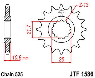 JTF158617 — Шестерни JT
