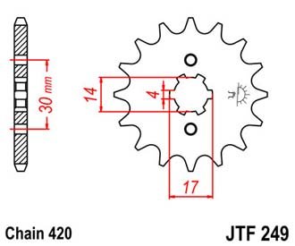 JTF24913 — Шестерни JT