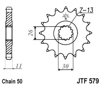 JTF57918 — Шестерни JT