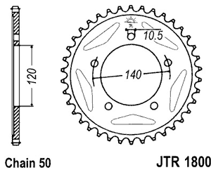 JTR180045 — Шестерни JT