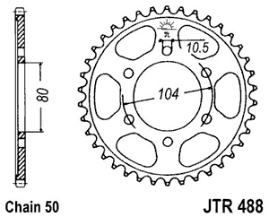 JTR48844 — Шестерни JT