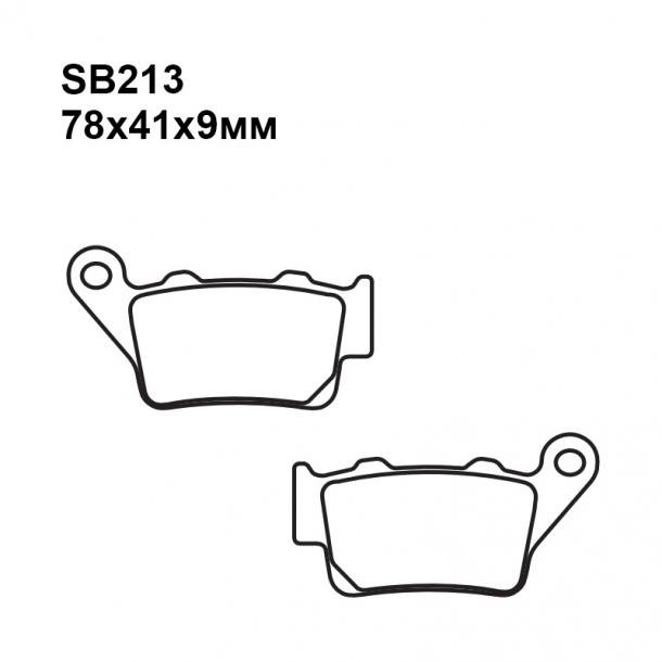 SB213 — Колодки тормозные дисковые PULLER