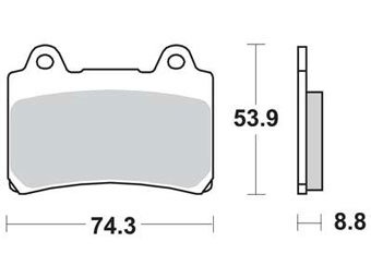 MCB584 — Торм.колодки дисковые MCB584 TRW