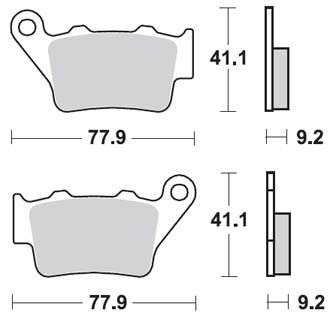 MCB672 — Колодки BMW MOTORCYCLES C1 C 1 200 BASIS (C1) 2000/122003/02, TRW