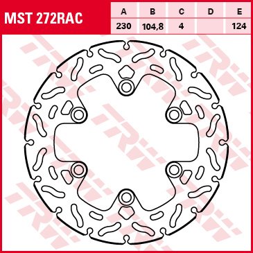 MST272RAC — Тормозной диск TRW