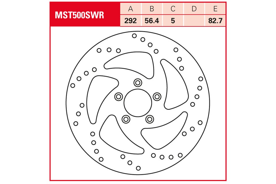 MST500SWR — Тормозной диск TRW