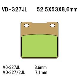327JL — Тормозные колодки VESRAH