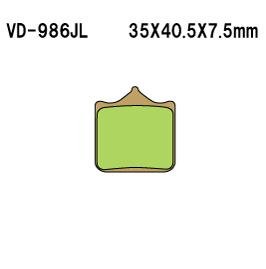 986JL — Тормозные колодки VESRAH