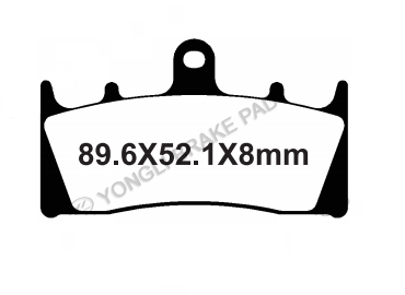 YLF118 — Тормозные колодки дисковые Yongli