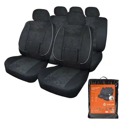 ACSUV01 — Чехлы для сидений универсальные пред повыш комфорт велюр черн AIRLINE