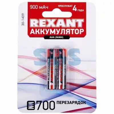 301409 — Аккумулятор ип изинчиковый в ач блистер  REXANT