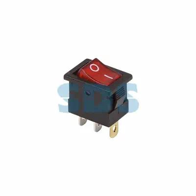 362170 — Выключатель клавишный Mini с подсветкой красный 12V 15А (3с) ON-OFF REXANT REXANT