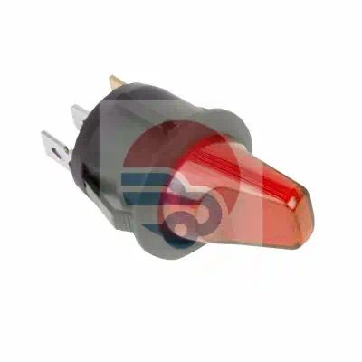 362590 — Выключатель клавишный круглый с подсветкой красный 12V 16А (3с) ON-OFF REXANT REXANT