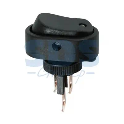 362671 — Выключатель клавишный овал с LED подсветкой синий 12V 30А (3с) ON-OFF  REXANT REXANT