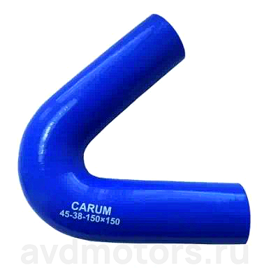 УТ000000086 — Патрубок силикон угловой CARUM