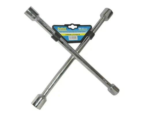 KBX123 — Ключ баллонный крест 17x19x21x22 хром DOLLEX