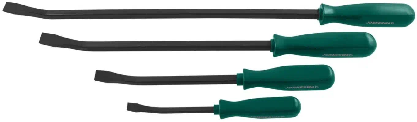 AI050024 — Набор монтировок 4 пр: 200 мм х 6 мм, 300 мм х 10 мм, 450 мм х 11 мм, 600 мм х 24 мм, код  184 JONNESWAY