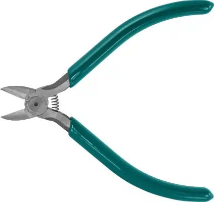 P5602 — Бокорезы диагональные с ПВХ рукоятками, мини, 100 мм JONNESWAY