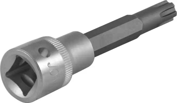 S63H4310 — Головка-бита 49452 торцевая 1/2DR с вставкой-битой RIBE для болтов ГБЦ двигателей VAG, М10S, 100 мм JONNESWAY