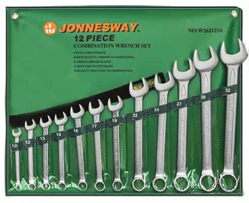 W26112SA — Наборключейгаечныхкомбинированныхвсумкеммпредметов JONNESWAY