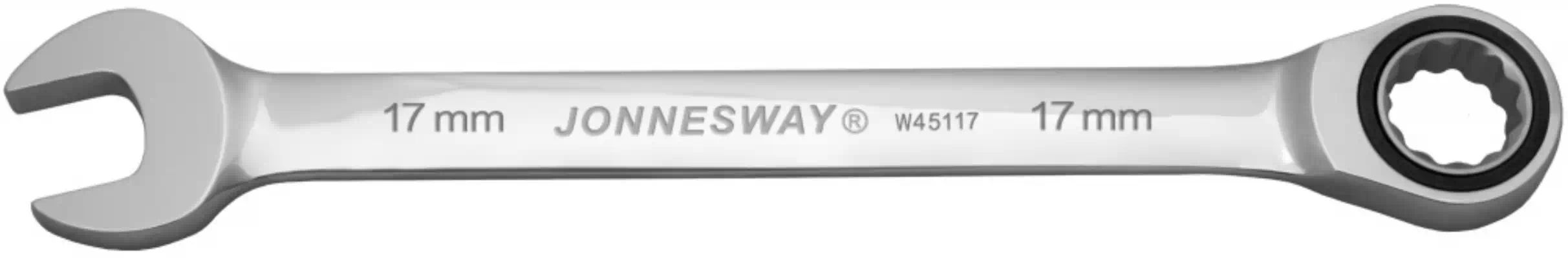 W45117 — Ключ гаечный! комбинированный трещоточный, 17мм JONNESWAY