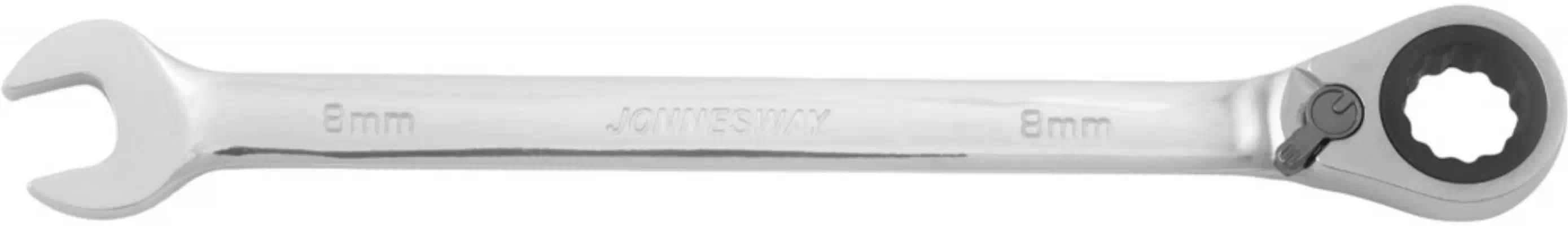 W60108 — Ключгаечныйкомбинированныйтрещоточныйсреверсоммм JONNESWAY