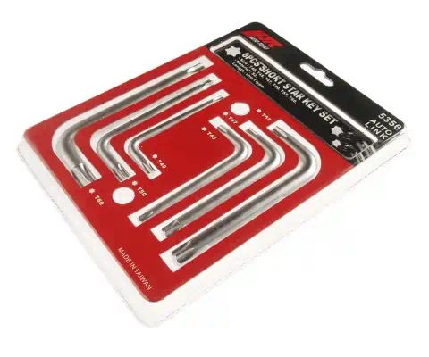 JTC5356 — Набор ключей TORX T40T60 гобразных 6 предметов JTC JTC