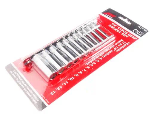 JTCH211M — Набор головок 1/4DR 6ти гран (414) 25пр VETTLER JTC
