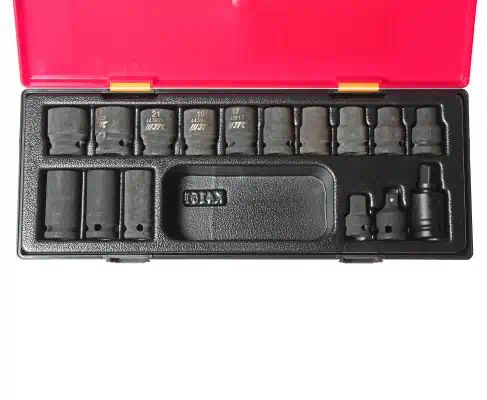 JTCK4162 — Набор головок торцевых 1/2 12ти гранных 1024мм ударных (в кейсе) 16 предметов JTC JTC