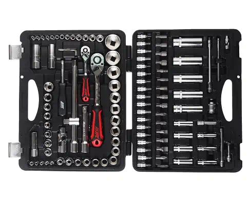 JTCT110BB72 — Набор головок торцевых и вставок 1/4  1/2 12-гранных (в кейсе) 110 предметов JTC JTC