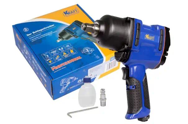 KT707003 — Гайковерт пневматический ударный 1/2 900 n w  (привод 1/2 900 n w  длина привода KRAFT