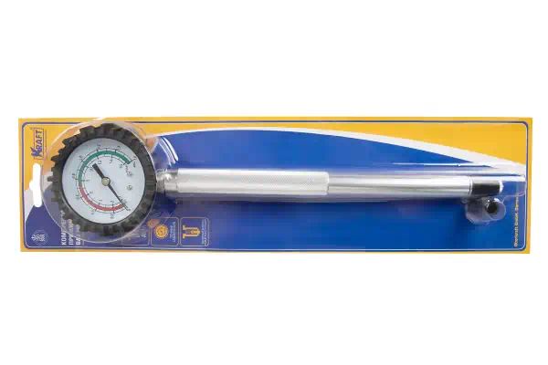 KT831011 — Компрессометр (прижимной) KRAFT 16 атм., ваз 16V длинный KRAFT