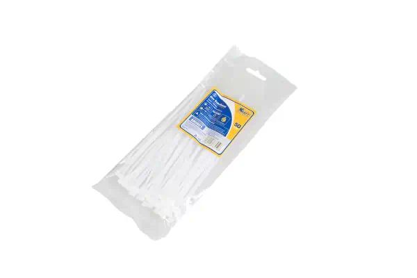 KT880601 — Хомут пластиковыйстяжкA KRAFT 150мм2,5мм белый (упка 50шт) KRAFT