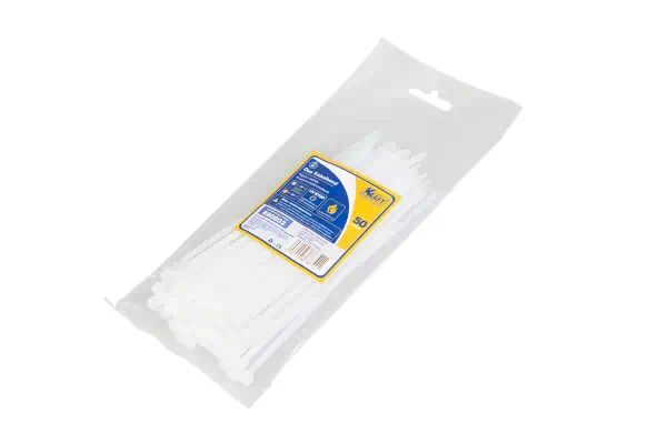 KT880603 — Хомут пластиковыйстяжкA KRAFT 150мм3,6мм белый (упка 50шт) KRAFT