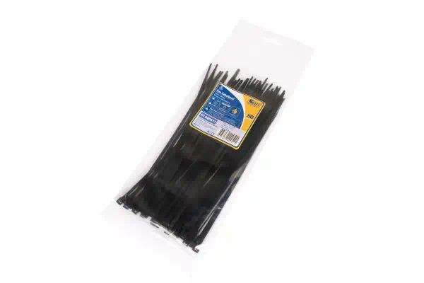 KT880617 — Хомут пластиковыйстяжкA KRAFT 200мм3,6мм черный (упка 50шт) KRAFT