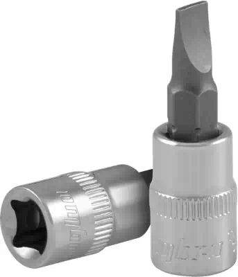 114555 — Насадка торцевая 1/4 dr с вставкой sl 5,5 мм. OMBRA