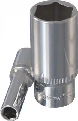 138113 — Головка торцевая глубокая 38 DR 13 мм. OMBRA