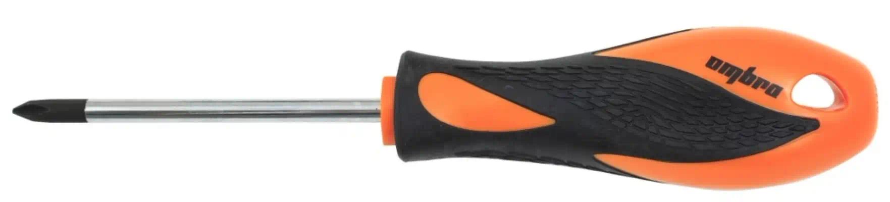 511075 — Отвертка BASIC крестовая рн№1х75 мм. OMBRA