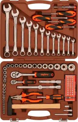 OMT88S — Набор инструмента универсальный 1/4", 1/2"DR, 88 предметов OMBRA