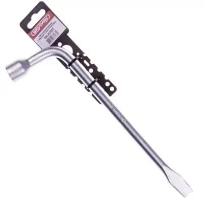 S04303003 — Ключ баллонный Г-образный 17мм*350мм. кованый с лопаткой SKYWAY S04303003 SKYWAY