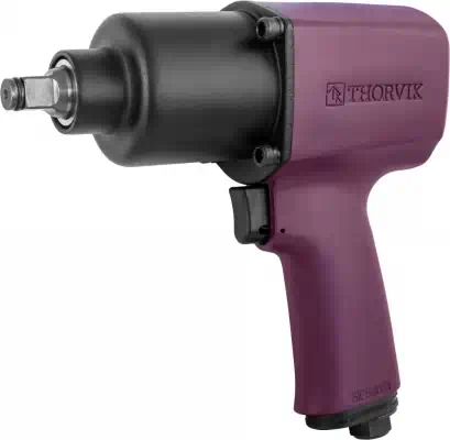 AIW12122 — Пневмогайковерт ударный, 1/2 inch, 1220 Нм, 8800 об/мин, 266 л/мин, 6.3 бар, вес 2,7 кг, двойной мол THORVIK