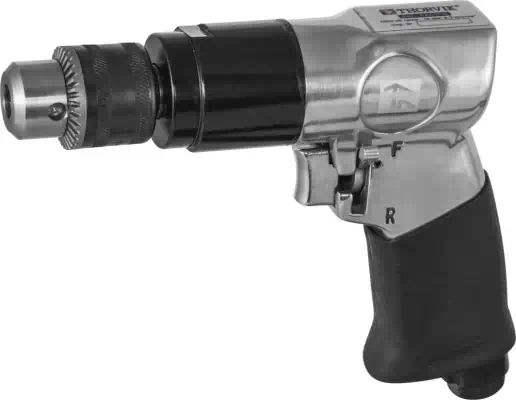 RAD1018 — Дрель пневматическая! с реверсом 1800 об/мин., патрон 1-10 мм THORVIK