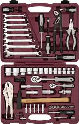 UTS0072 — Набор инструмента универсальный Thorvik UTS0072 1/4", 1/2"DR, 72 предмета THORVIK