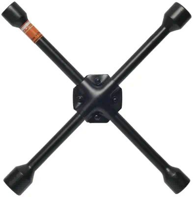 30817 — Ключ балонный крест 17*19*21*22 черн.лак усиленный АвтоДело () АВТОДЕЛО