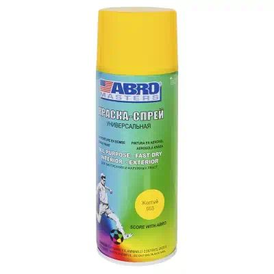 SP053AM — Краска автомобильная аэрозоль желтая  ABRO