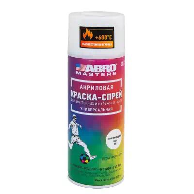SPH206AMR — Краска спрей высокотемпературная белая  ABRO