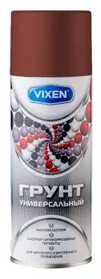 VX21003 — Грунт универсальный алкидный коричневый (аэрозоль) 520мл VIXEN 112 NEW АСТРОХИМ
