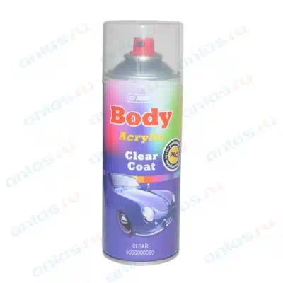 5000000060 — Аэрозольный лак! BODY бесцвет. 0,4 л BODYPARTS