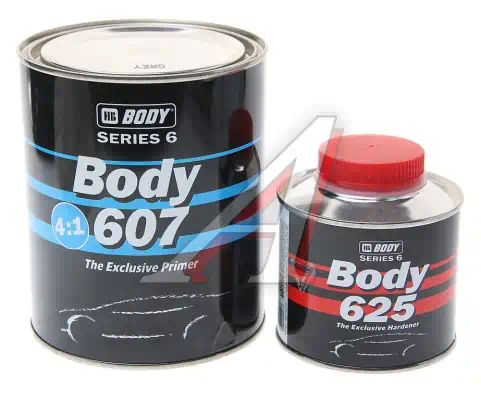 6070700001 — Грунтовка HB BODY 607 4:1 серый 0,8л BODYPARTS